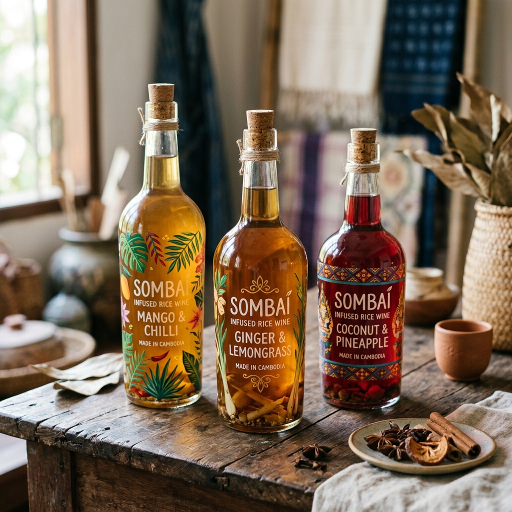 Cambodian Spirits: Sombai, Sra Sor, Palm Wine and the Tarantula Bottle
