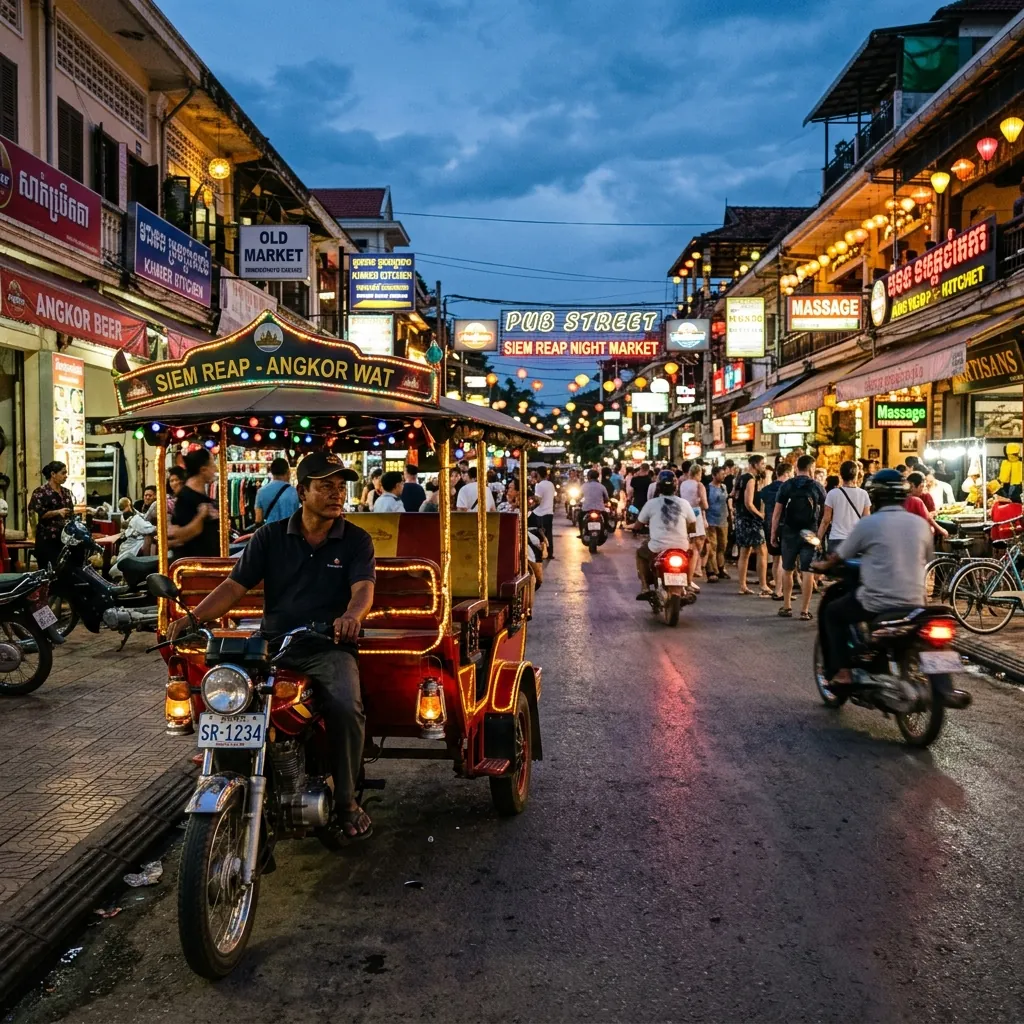 Getting Around Siem Reap: Tuk-Tuks, PassApp, Grab, Buses and the Airport